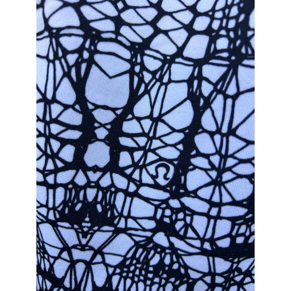 Lululemon Cool Racerback White‎ Black Glacier Lace S/M - Picture 7 of 7